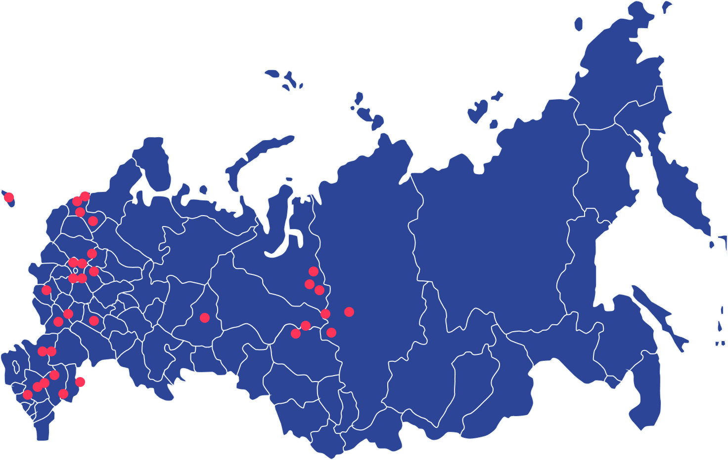 География участников